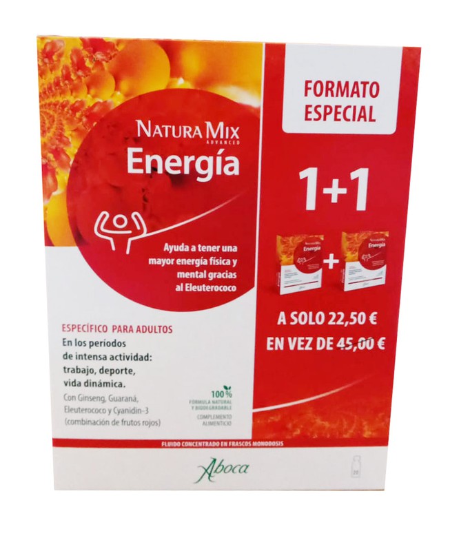 Aboca Natura Mix Energía Pack 1+1 — Redfarma
