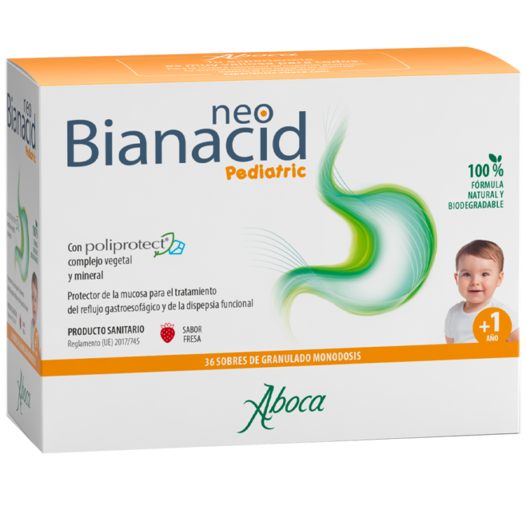 Aboca neoBianacid pediátrico 36 sobres + 1 año