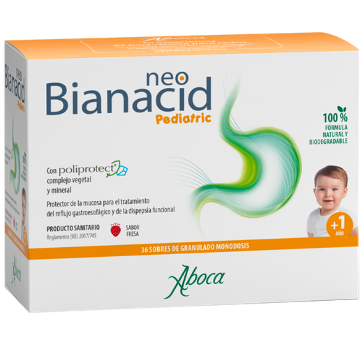 Aboca neoBianacid pediátrico 36 sobres + 1 año