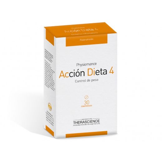 Acción Dieta 4  30 Comprimidos de Therascience