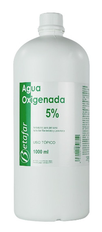 Agua Oxigenada 5% 1L Betafar 1846600 Botiquín — Redfarma