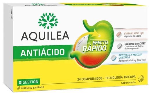 Aquilea Antiácido 24 comprimidos sabor menta