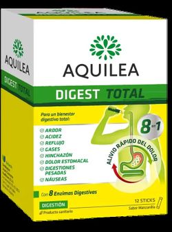 Aquilea Digest Total sticks sabor manzanilla
