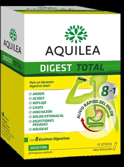 Aquilea Digest Total sticks sabor manzanilla