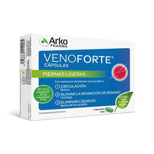 Arko Venoforte piernas ligeras 30 Cápsulas