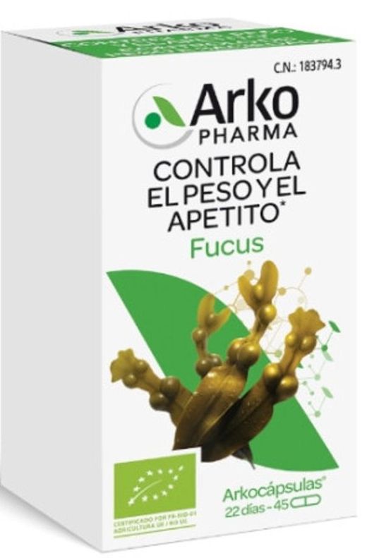 Arkocapsulas control de peso Fucus 45 Cápsulas