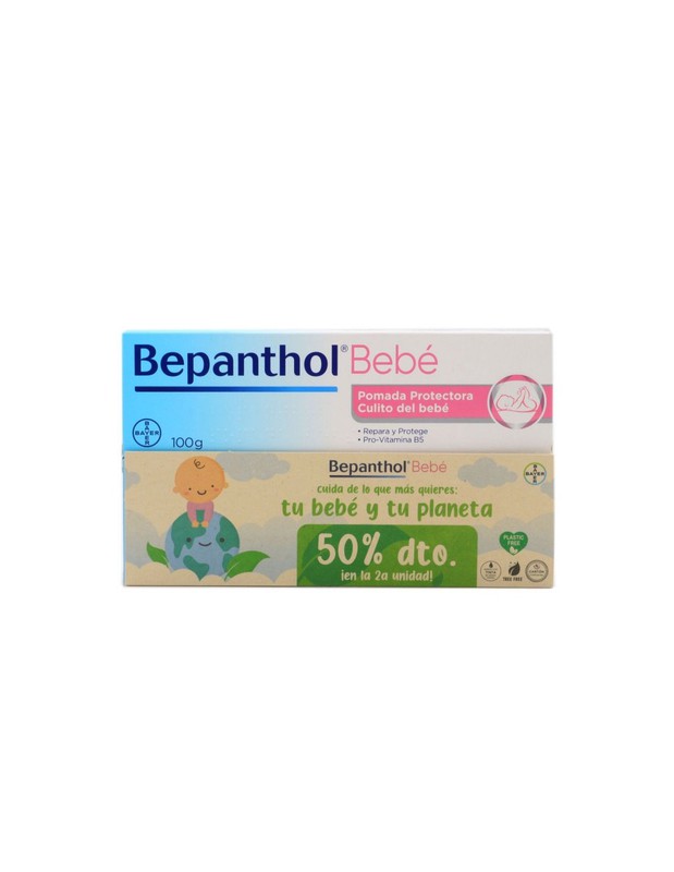 Crema Culito Bebe - Bepanthol Bebé Pomada Protectora con Pro-Vitamina B5 -  Crema para Irritaciones - Crema Pañal 