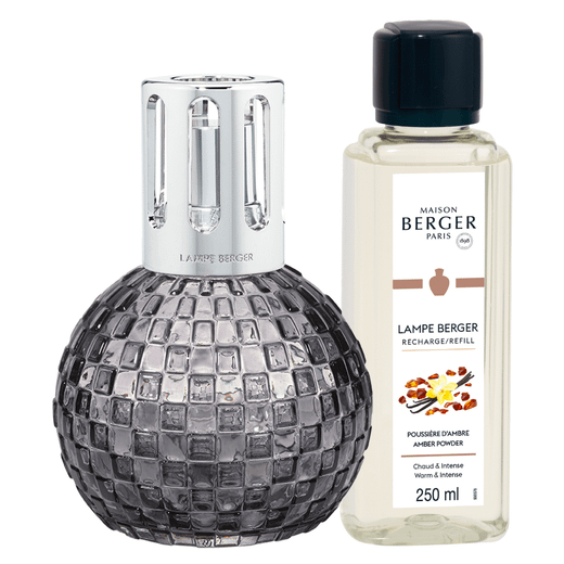 Berger Lámpara disco grise + perfume poussiere d'ambre 250ml
