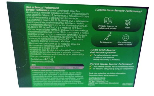 Berocca Performance 30 Comprimidos