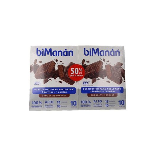 Bimanan barritas chocolate fondant 2ª ud al 50%