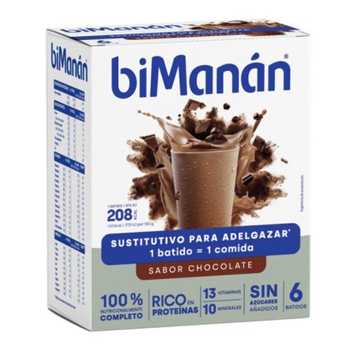 Bimanan batido chocolate 2ª unidad al 50%