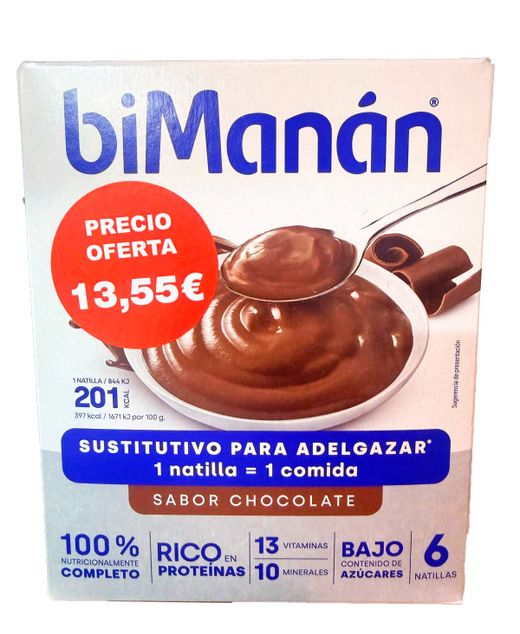 Bimanan Beslim sabor chocolate  6ud