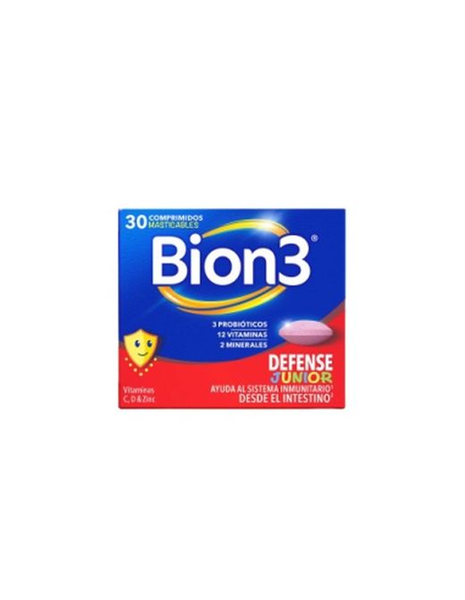 Bion3 defense junior 30 comprimidos masticables