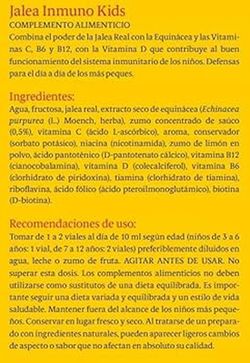 Black Bee Jalea Real Inmuno Kids 20 ampollas