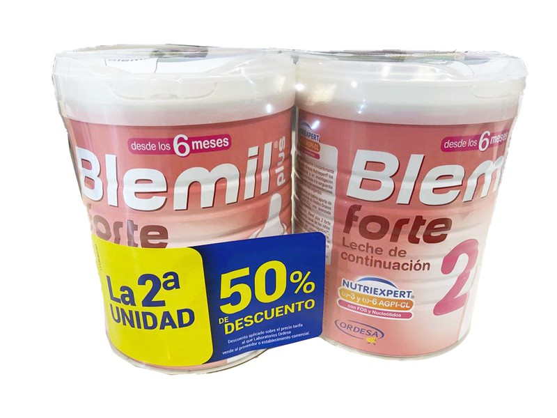 Blemil Plus Forte 800gr Bipack 2ª ud al 50% 1994233 — Redfarma