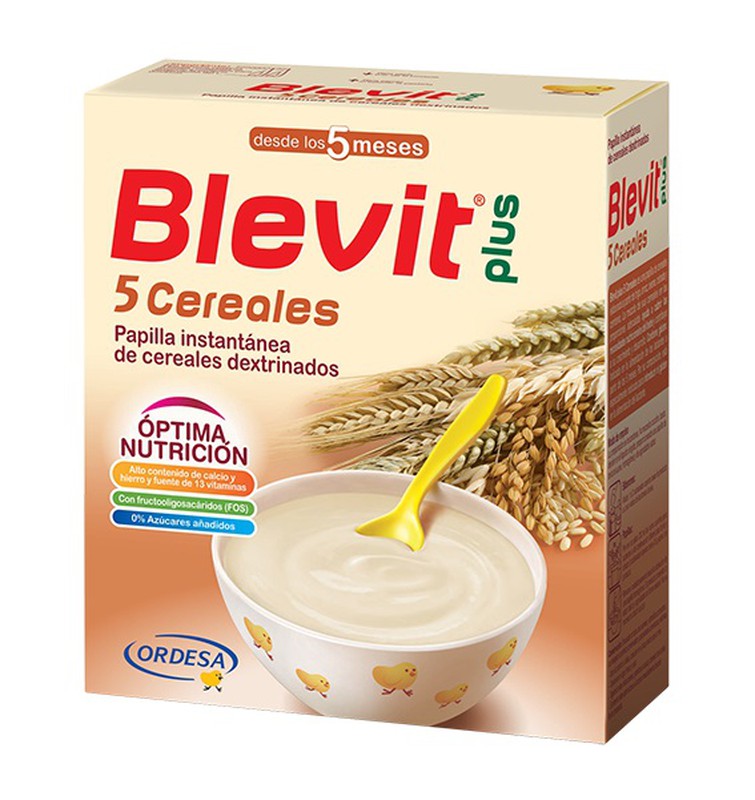 Blevit Plus 5 Cereales 600g 3100038 Papillas — Redfarma