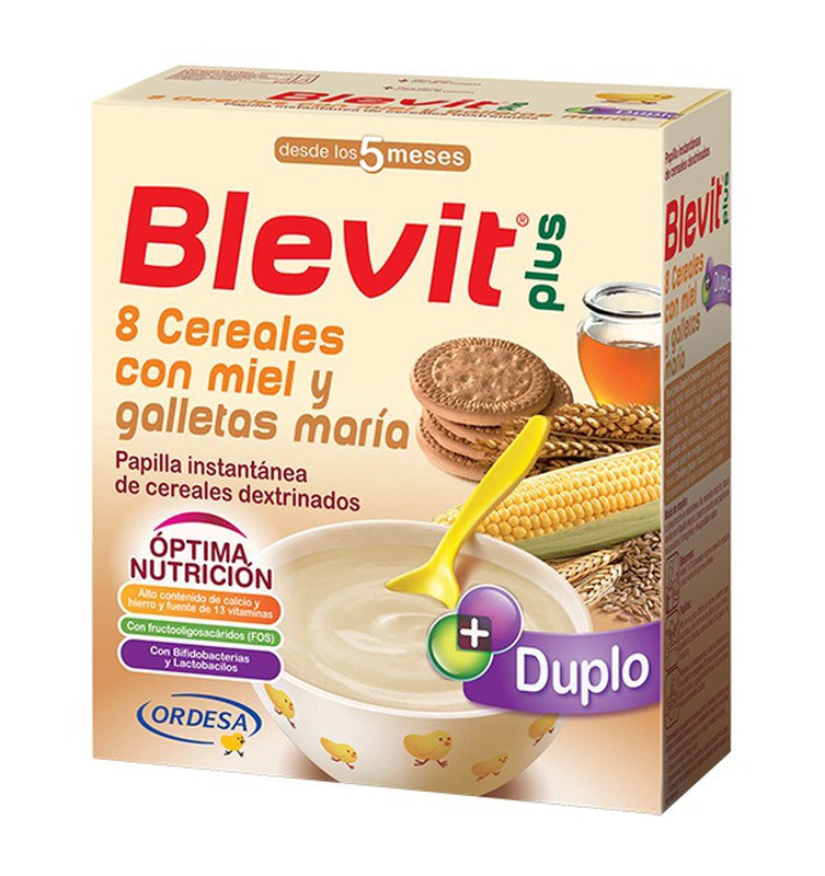 Blevit Plus 8 Cereales, Miel y Galletas 600g 3111645 Papillas — Redfarma