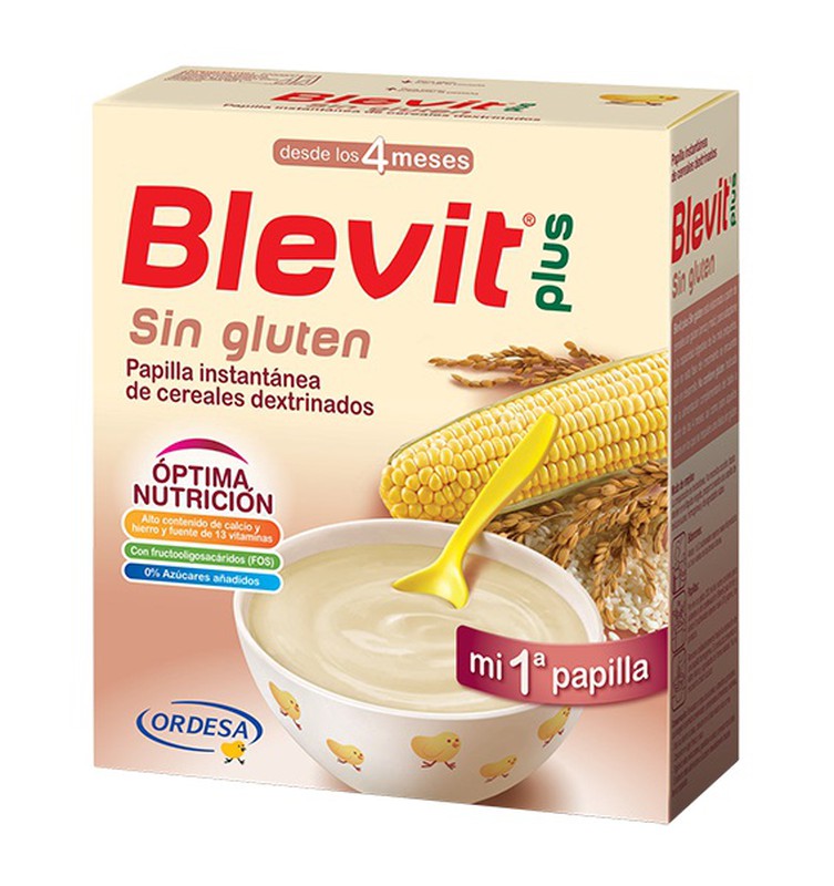 Blevit Plus Bibe Cereales Sin Gluten 600 GR 