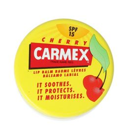 Carmex tarro bálsamo labial hidrantante cereza SPF15