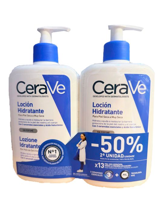 Cerave duplo loción hidratante 2 x 473ml