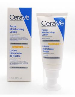 Cerave Loción Hidratante Rostro con factor de protección 52ml