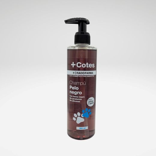 Champú pelo negro perros y gatos +Cotes 300ml