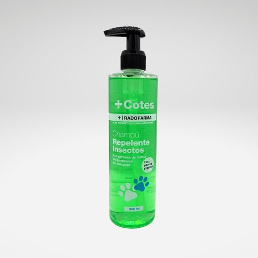 Champú repelente insectos +Cotes perros y gatos 300ml