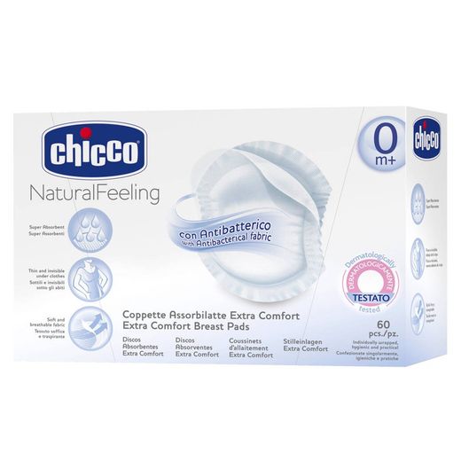Chicco discos absorbentes 60 uds