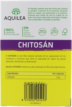 Chitosán Aquilea 96 cápsulas