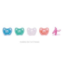 Chupete Todo Silicona Anatomico 0/6Meses
