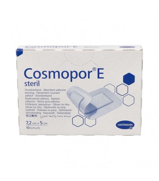 Cosmopor E Steril Apósitos 7,2x5 10uds