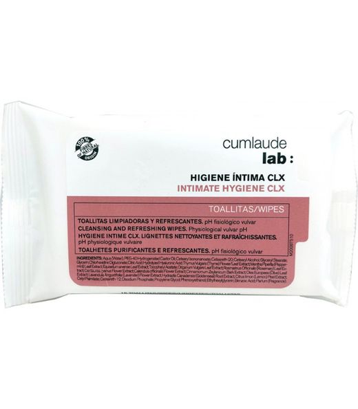 Cumlaude toallitas higiene íntima CLX 15 unidades