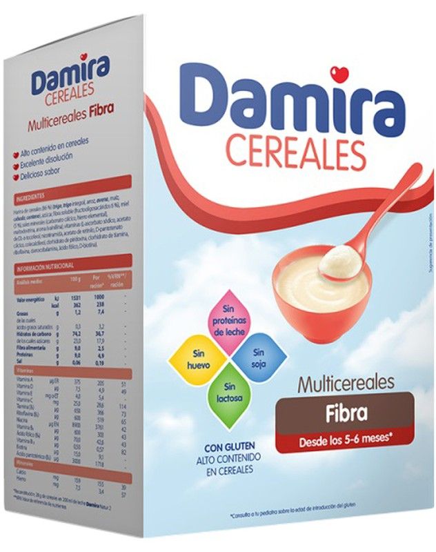 Damira Multicereales Fibra 600gr