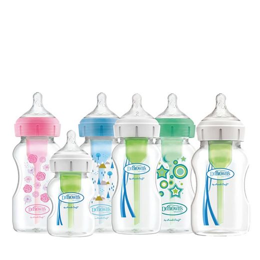 Dr Browns Options+ Biberon Ba 270ml Rosa Flores