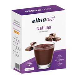 Elbia Natillas de Chocolate 7 Raciones