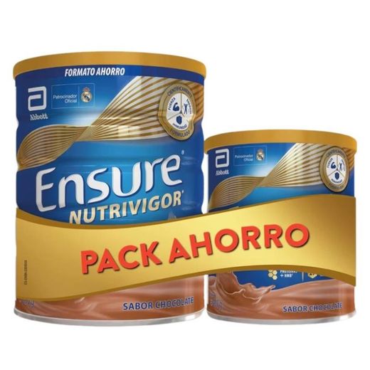 Ensure pack Nutrivigor polvo sabor chocolate 850+400gr