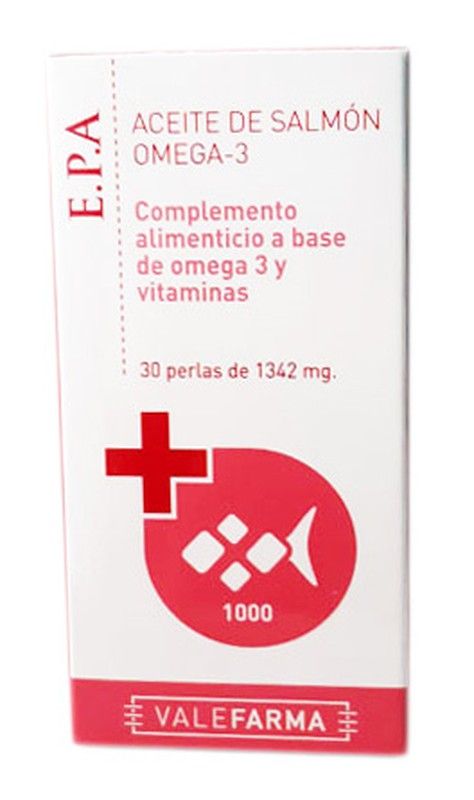 E.P.A. Aceite Salmón Omega3 30 Perlas Valefarma