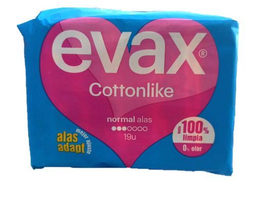 Evax Cottonlike Alas Normal 16 unidades
