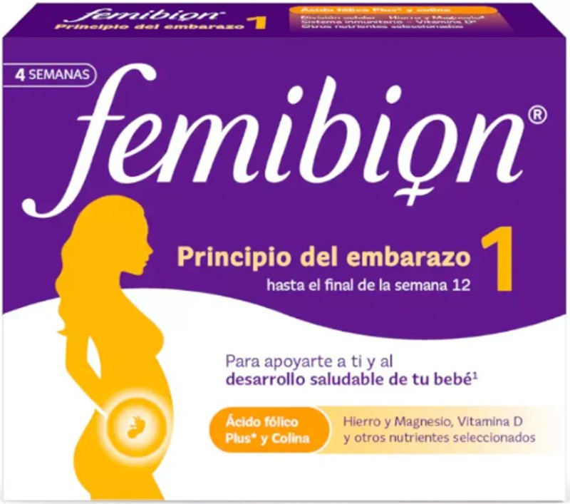 Femibion 1 planificación y principio de embarazo 28 Comp 1947697 Madres —  Redfarma