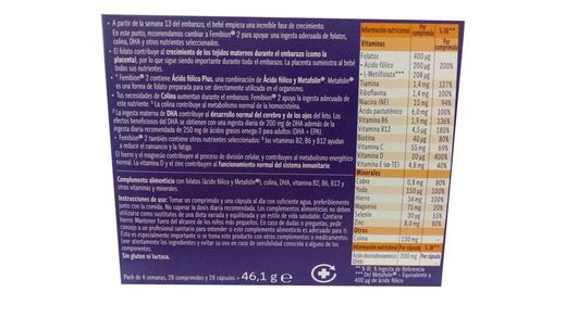 Femibion Embarazo 2 (28 Comprimidos y 28 Cápsulas)