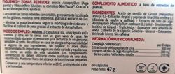 Figurmed zonas rebeldes 60 cápsulas