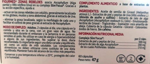 Figurmed zonas rebeldes 60 cápsulas