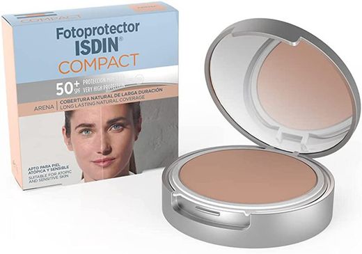 Fotoprotector Isdin compacto 50+ color arena 10gr