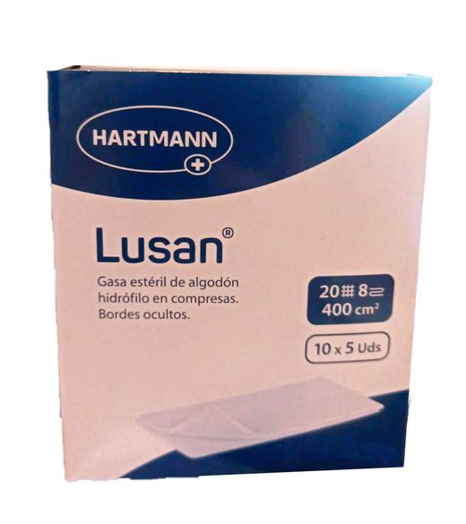 Gasa estéril Lusan 10x5 unidades 400cm2