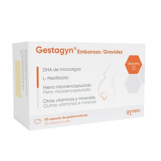 Gestagyn Embarazo DHA 30 cápsulas gelatina blanda