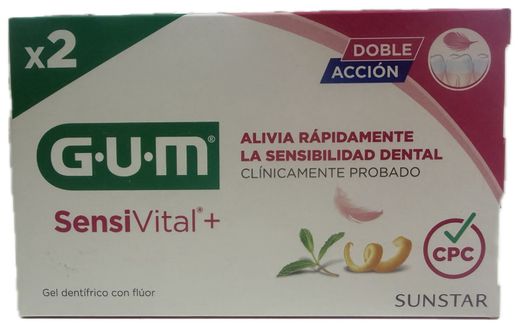 Gum SensiVital duplo pasta 2x75ml