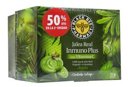 Jalea Real Black Bee inmuno 2ª unidad al 50% 20 ampollas