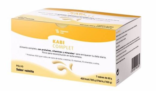 Kabi Complet 7 Sobres Polvo Vainilla