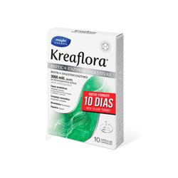 Kreaflora Biotic+ Enzimas Digestivas 10 Cápsulas