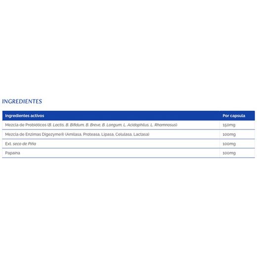 Kreaflora Biotic+ Enzimas Digestivas 10 Cápsulas